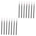 Hemoton 200 Pcs Eye Makeup Tools Lip Liner Marker Eyeliner Smudge Brush Small Eyeliner Brush Gold Eyeliner