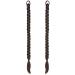 2 braids to attach brown hairpiece brown braid