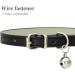 Pack of 2 Leather Cat Collars with Elastic Safety Belt - Ideal for Cats & Kittens | International Shipping Available - Buy Online on GoSupps.com