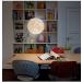 Kruihan 3D Printed Moon Pendant Lamp | Adjustable Ceiling Light for Kids' Rooms Restaurants & Living Spaces - 25cm Diameter - Buy Online on GoSupps.com