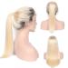 16 Ombre Blonde Human Hair Lace Front Wig 150% Density Brazilian Virgin Hair 13x4 Deep Part Dark Roots Silky Straight - Pack of 1 - Buy Online on GoSupps.com