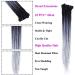SEGO Dreadlocks Extensions - 10 Strands 24 Synthetic Braids | Handmade Black Gray & White Crochet Dreads - Buy Online on GoSupps.com