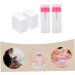 FRCOLOR 1 Set manicure press empty bottle empty lockable pump bottle lint wipes for nails cleaner bottle lint nail wipes pump wipes water dispenser portable travel plastic - Buy Online on GoSupps.com
