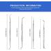 Set of 4 Ingrown Toenails Set Ingrown Toenails File & Lifter Kit Ingrown Toenails Toenails Toenails Tool Stainless Steel Professional Manicure & Pedicure Nail Care Set - Buy Online on GoSupps.com
