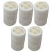5 Pack Farm natural organic loofah sponge Skin cleansing skin exfoliation Bathing and Back caring spa body shower Puff Scrubber Lofa Loofa Luffa Loffa Daily skin care (4inch-5 pcs) 4 Inch-5 pcs
