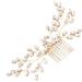 FRCOLOR Set of 3 Wedding Headpieces Wedding Hair Accessories Golden Hair Comb Golden Hair Clips Tiara Hair Accessories Bridal Headbands Hair Combs for Brides Dress - Buy Online on GoSupps.com