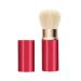 Retractable Makeup Brush with Soft Bristles - Durable Aluminum Tube Perfect for Blush Powder and Cosmetic Application