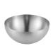 FURLOU Bowl Creative Stainless Steel Salad Ramen Noodles Bowl Tableware Soup Fruit Golden Bowls Single Layer Kitchen Utensils Bowls (Color : Silver)