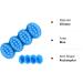 Sdmnsg-T 3D Silicone Massage Bar Soap Molds - Handmade Soap Making Molds - Rectangle, Blue - Buy Online on GoSupps.com
