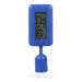 Frcolor reptile hygrometer Bartagame tank accessories Digital temperature monitoring digital reptile digital temperature display reptile teaching reputation ABS thermometer rotating number of sky blue 10x3x1.5cm