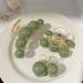 6 Pack Green Pearl Hair Claw Clamps - Non Slip Hair Barrettes for Women and Girls - Medium Small Sizes - Buy Online on GoSupps.com