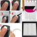 1Sheet French Nail Stickers Manicure Nail Art Stencils 3-in-1 Guide Stickers Self-adhesive Sticker Tips For Manicure DIY Nail Art Tools Nail Art Tape - Buy Online on GoSupps.com