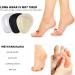 High Heels Soft Gel Insole Metatarsal Pads - Comfortable Ball of Foot Cushions for Women | Transparent Apricot & Black Colors - Buy Online on GoSupps.com