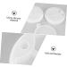 Operitacx 6pcs box Jewelry Container Diy Storage Molds Epoxy White Mold Casting for Pretty Useful Manual White 10.8X10.8CM - Buy Online on GoSupps.com