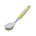 KitchenCraft KCDISHBRSH Antibacterial Silicone Rubber Washing Up Brush 25 cm (10") - Grey/Green