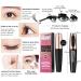 5D Silk Fiber Lash Mascara Waterproof 5D Fiber Mascara Luxuriously Longer Thicker Voluminous Eyelashes Long Lasting Charming Eye Makeup Lasting All Day Smudge Proof Eyelashes (2PCS) - Buy Online on GoSupps.com