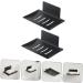 Ciieeo 4 Pcs Soap Holder Soap Bar Holder Kitchen Sink Bathroom Soap Rack Travel Containers Kitchen Soap Rack Body Wash Sponge Travel Soap Case Drain Wall-mounted Carbon Steel Metal - Buy Online on GoSupps.com