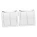 WOONEKY 2pcs Empty Eyeshadow Palette Empty Palette Magnetic Eyeshadow Palette Empty Small Women Blendable