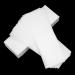Wax Paper Wax Strips waxing strips paper hair removal strips Easy to cut for legs chest back and face - No wax - Pack of 100 Strips 100 count (Pack of 1) White