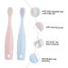 Goohochy Children's Toothbrush - Soft Manual All-Round Toothbrush for Kids Baby Tongue Cleaner & Detergent Care PP Toddler Brush - Buy Online on GoSupps.com