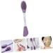 SOESFOUFU Scrub Scrubber Clay Brush Tool Facial Scrub Mud Cleanser Brush Silicone Brush Applicator Brush Cleansing Brush Washbasin Detergent Plastic Double Head - Buy Online on GoSupps.com