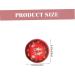 NUOBESTY 100 pcs 12 women's DIY glass charms round patch necklace Ring face Gift bra replace wrapped thank you gifts epaulets lucky beads earrings football ceramic tile shoulder epaulets - Buy Online on GoSupps.com