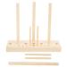 Pssopp Wooden Ribbon Bow Maker Wooden Multi Size Adjustable with Wooden Board Sticks for Christmas Bows Holiday Wreaths Crafts Decoration