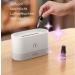 Dasiautoem Flame Diffuse Humidifier - Noiseless 7-Color Aroma Diffuser for Essential Oils | 180ml Auto-Off Protection - Perfect for Home Office Yoga (Black) - Buy Online on GoSupps.com