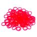 Dog Hair rubber pink 100 pieces