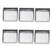 FOMIYES 60pcs Square Magnets Metal Pans for Eyeshadow Watercolor Plate Aluminum Plate Iron Plate M As Shown