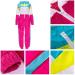 VOIKERDR Women Colorblock One Piece Outfit Set - High Waist Pants & Long Sleeve Zipper Front Jumpsuit - XX-Large, Pink - Buy Online on GoSupps.com