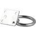 Lyaor 2 Pieces 304 Stainless Steel Augtplate with M8 Eyelet Bracket - Durable 180kg Wall Hook for Hanging Hammocks Boxing Bags Yoga Ropes - International Shipping Available - Buy Online on GoSupps.com