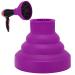 Collapsible Silicone Hair Dryer Diffuser for Portable Travel | Purple Universal Diffuser for Hair Blow Dryer - Buy Online on GoSupps.com