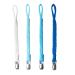 Buy EXQUILEG 4Pcs Baby Pacifier Strap Clips - Cotton Pacifier Chains with Stainless Steel Clamps for Unisex Babies - Secure & Stylish Pacifier Holders - Buy Online on GoSupps.com