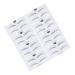NOLITOY Eyebrow Sticker 2 Eyebrow Template Eyebrow Shaper Stencil Eyebrow Stencils Eyebrow Stickers Makeup Tools Simple A607
