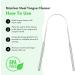Mintier Tongue Scraper - 100% Rust Resistant Stainless Steel Cleaner (2-Pack) for Improved Oral Hygiene and Fresh Breath - Dishwasher Safe - Buy Online on GoSupps.com