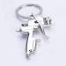 Acxico 2pcs Silver Metal Spray Paint Gun Keychain Pendant Set - Stylish Accessories - Buy Online on GoSupps.com