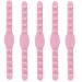 Faruta 10 pieces of adjustable mask extension buckle ear hooks Extension buckle mask ear cord ear cable ear hooks (color: pink)