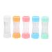 Solustre 5st contact lens container Contact lenses Colored contact lenses remote fake lens fall makeup removal personality travel ABS medical plastic sorted color 5.8x1.9x1.9cm