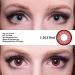 Buy Matlens - EOS Colored Contact Lenses - Red Circle Lenses J-203 (Strength: -3.5D) + Lens Case & Care Solution - International Shipping Available - Buy Online on GoSupps.com