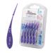 Interdental brushes made of rubber 30 pieces With a conical and wireless design Effective with braces daily care and hygiene