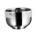 Magiclulu 1stk impact bowl men shave stainless steel containers rabbit ears Tools bubbling shaving container shaving shell for men household container beard man stainless steel