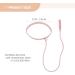 Tweezers Silicone Bracelet Eyelash Tweezers Silicone Ring Silicone tweezer Protector Eyelash Tweezers Bracelet Holder lash Extension Supplies lash Tool Bracket Eyelashes Silica Gel Pink - Buy Online on GoSupps.com