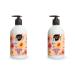 Organic Shop Nourishing Hand Soap Rose and Peach 500ml (Pack of 2) 500 ml (Pack of 2)