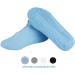 Waterproof Silicone Shoe Covers with Zipper - Blue XL for Women 11.5-14, Men 11-14 | Reusable, Non-Slip, Washable Travel Rain Gear for Footwear Protection - Buy Online on GoSupps.com