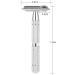 Daoco Stainless Steel Safety Razor - Premium Double Edge Manual Shaving Tool for Men | Traditional Beard Grooming - Buy Online on GoSupps.com