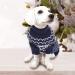 Shop XS Blue Christmas Dog Sweater | Cozy Knitted Sweaters for Small Dogs | Perfect Holiday Gift - Buy Online on GoSupps.com