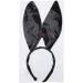 FRCOLOR Bunny Ears Headband Black Rabbit Ear Hair Hoop Bunny Headwear for Halloween Easter Masquerade Party Cosplay Hair Accessories - Buy Online on GoSupps.com