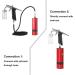 Paint Sprayer Cordless Airbrush Kit with Siphon Trigger Type Spray Gun for Art Model Body Paint Artist Makeup Nail Tattoos Cake Tools for Painting Ceilings Fences cabinets Tm80s Black a - Buy Online on GoSupps.com