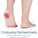 Gel Heel Pillow - Silicone Heel Cushion for Plantar Fasciitis | Jaubs - Men & Women (EU 35-39 2 Pairs) - Blue S - Buy Online on GoSupps.com
